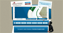 Desktop Screenshot of canaframe.com