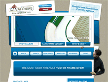 Tablet Screenshot of canaframe.com